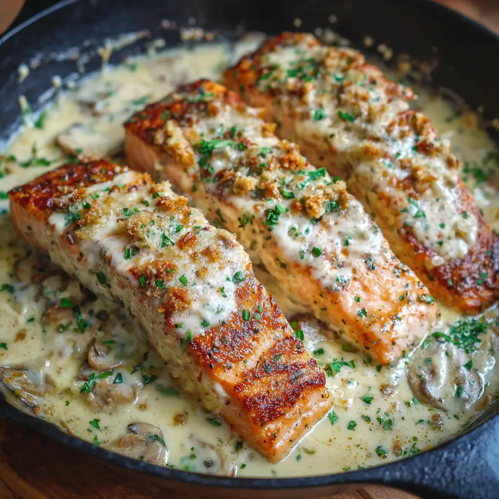 Creamy Garlic Parmesan Salmon