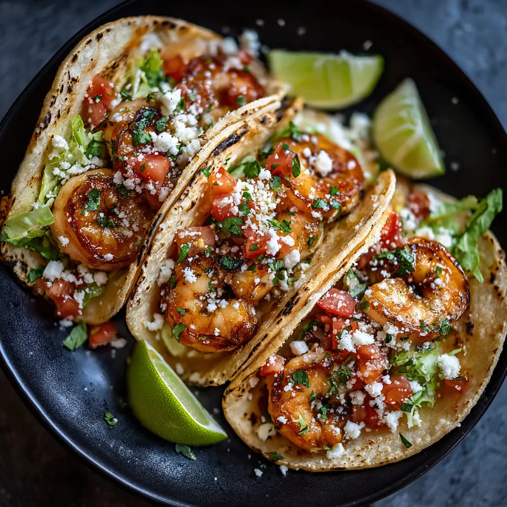 Garlic Butter Shrimp Tacos