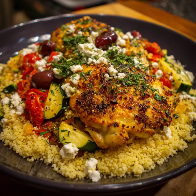Mediterranean Chicken with Couscous