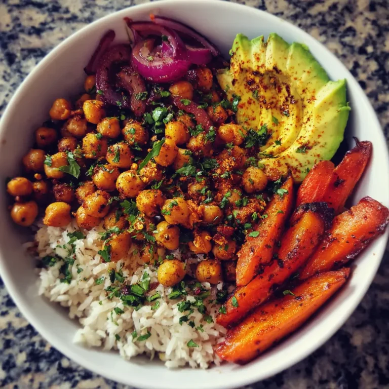 Moroccan Spiced Chickpea Bowls